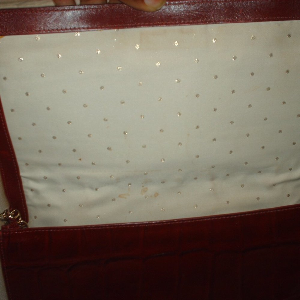 Very lovely Kate Spade leather alligator print purse - Picture 4 of 6